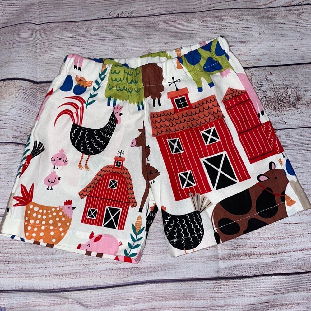 Custom Farm Themed shorts